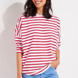 NWT Vineyard Vines Striped Drop Shoulder Tee